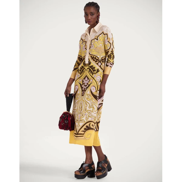 La DoubleJ Perry Street Dress in Spells Yellow, view 4
