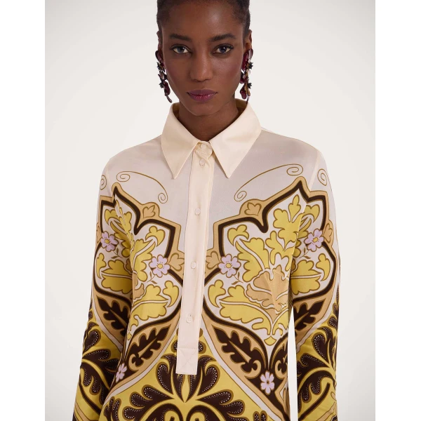 La DoubleJ Perry Street Dress in Spells Yellow, view 6