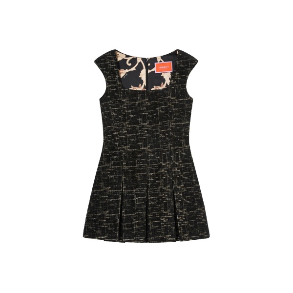 La DoubleJ Pixie Dress in Bicolor Black at Luxury Shoes 