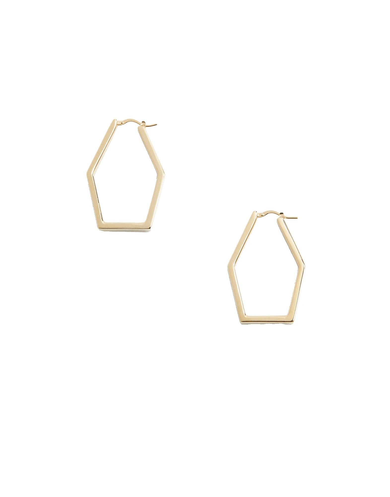 La DoubleJ Portal Hoops in 24K Gold Plate La DoubleJ Portal Hoops in 24K Gold Plate