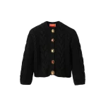 La DoubleJ Portrait Cardigan in Black
