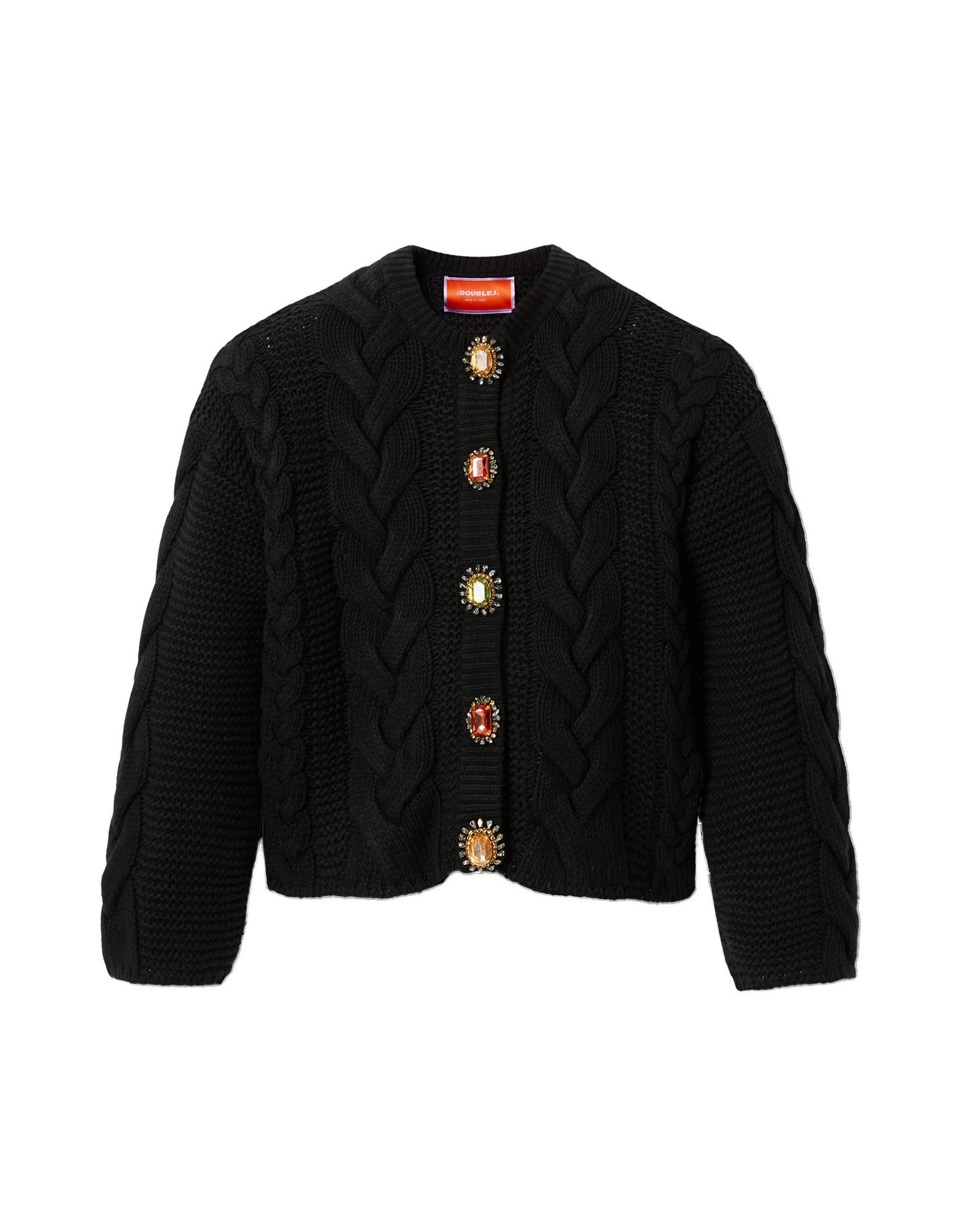 La DoubleJ Portrait Cardigan in Black La DoubleJ Portrait Cardigan in Black