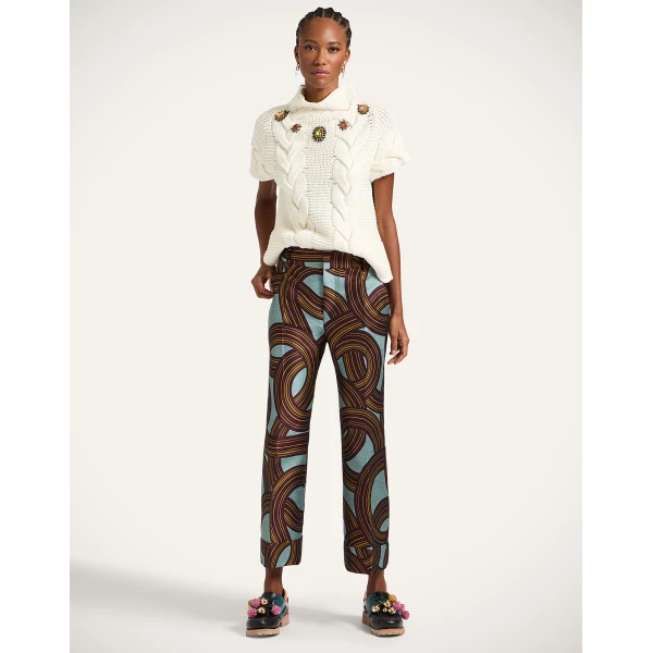 La DoubleJ Portrait Top in Ivory, view 5