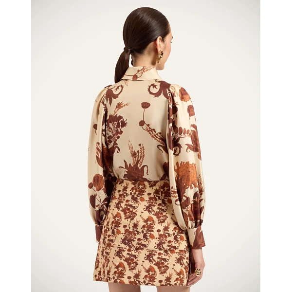 La DoubleJ Pouf Shirt in Coven Buttercream at Luxury Shoes 