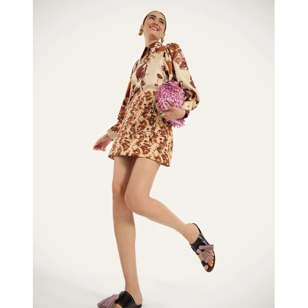 La DoubleJ Pouf Shirt in Coven Buttercream at Luxury Shoes 