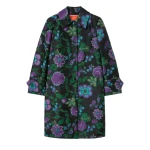 La DoubleJ Precious Coat in Botanical Black at Luxury Shoes 