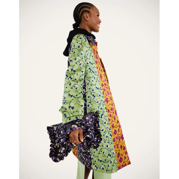 La DoubleJ Precious Coat in Honeysuckle Tricolor Yellow, view 5