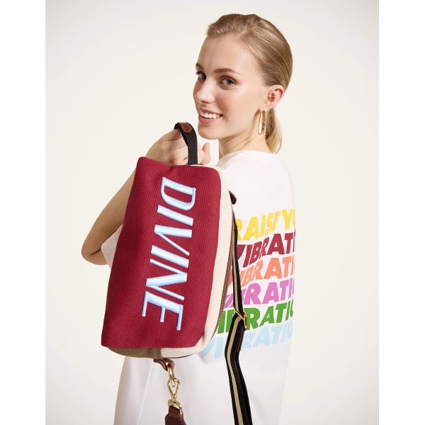 La DoubleJ Raise Your Vibration T-Shirt in Print, view 5