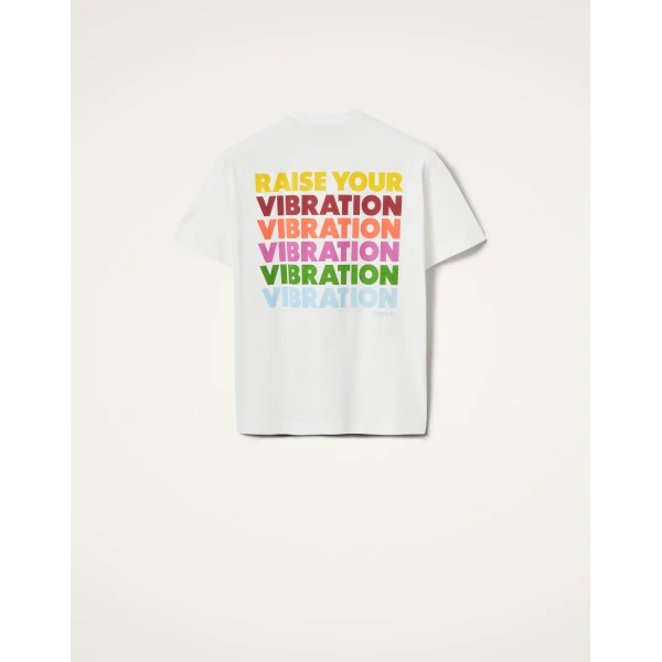 La DoubleJ Raise Your Vibration T-Shirt in Print, view 6