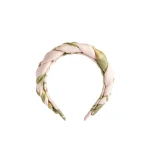 La DoubleJ Rapunzel Headband in Coven Pink at Luxury Shoes 