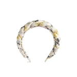 La DoubleJ Rapunzel Headband in Cupid White at Luxury Shoes 