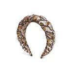 La DoubleJ Rapunzel Headband in Jive Pink at Luxury Shoes 