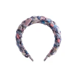La DoubleJ Rapunzel Headband in Mini Tropicana Mauve at Luxury Shoes 