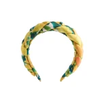 La DoubleJ Rapunzel Headband in Zesty Yellow at Luxury Shoes 