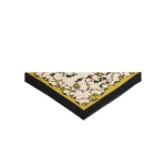 La DoubleJ Reversible Fringe Foulard 90 in Buttercup White at Luxury Shoes 