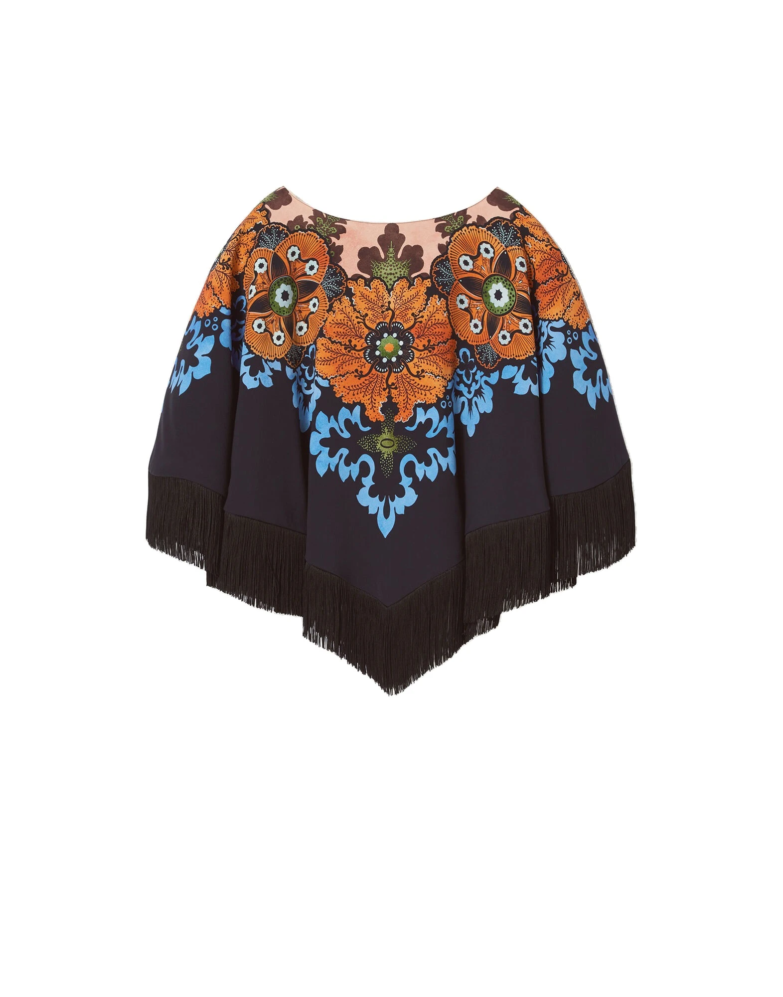 La DoubleJ Reversible Mini Poncho in Bounty Red at Luxury Shoes La DoubleJ Reversible Mini Poncho in Bounty Red at Luxury Shoes