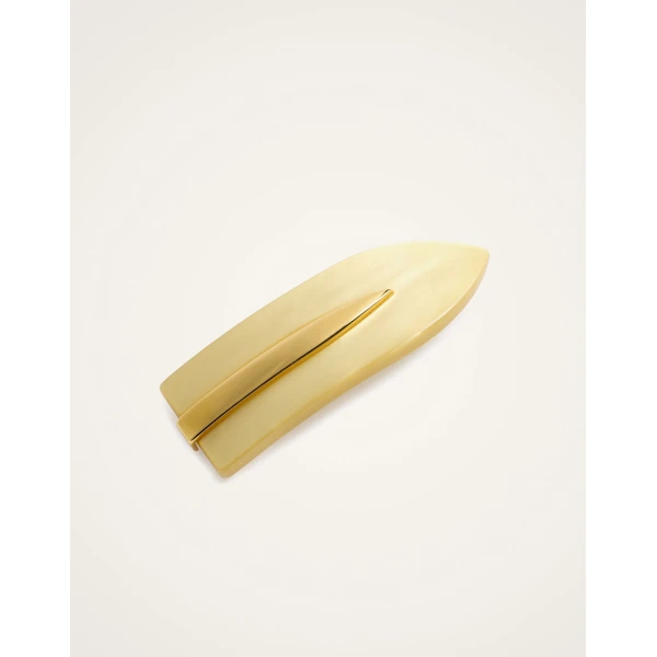 La DoubleJ Salon Clip in Light Yellow at Luxury Shoes 