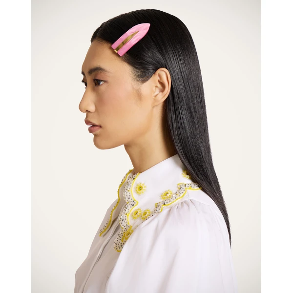 La DoubleJ Salon Clip in Pink at Luxury Shoes 