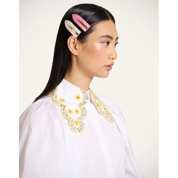 La DoubleJ Salon Clip in Pink at Luxury Shoes 