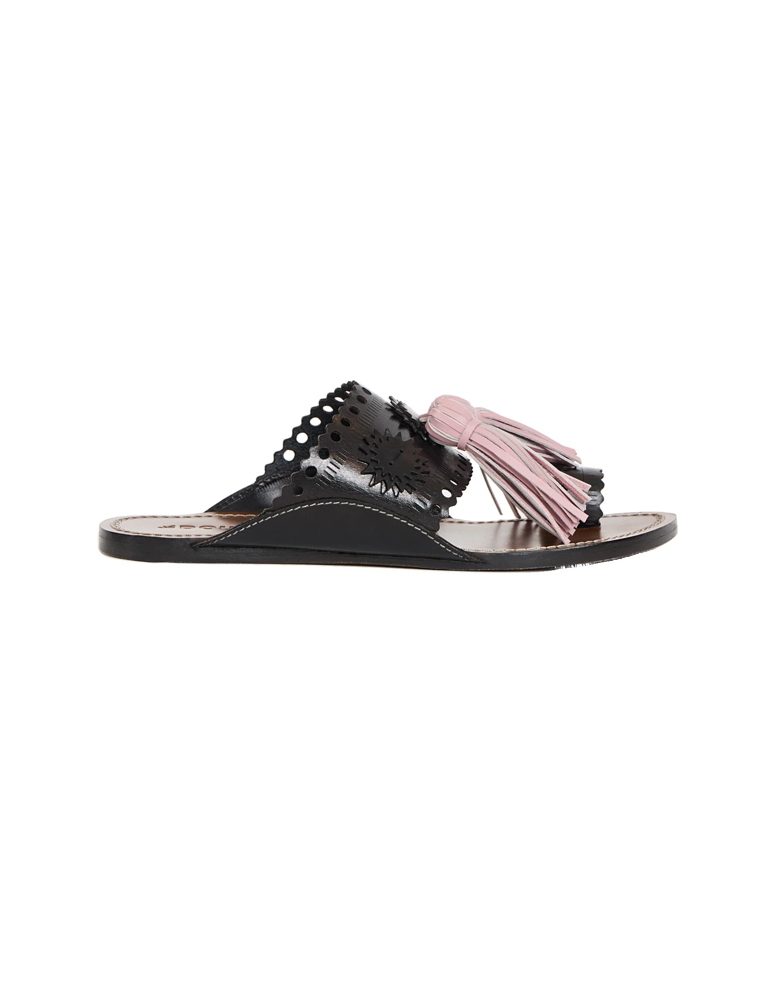 La DoubleJ Sandy Slides in Black La DoubleJ Sandy Slides in Black