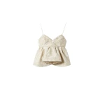 La DoubleJ Satine Top in Peony Ivory
