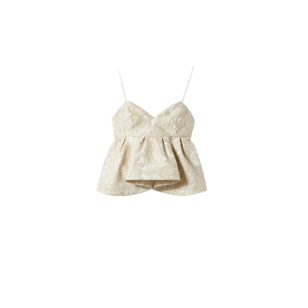 La DoubleJ Satine Top in Peony Ivory
