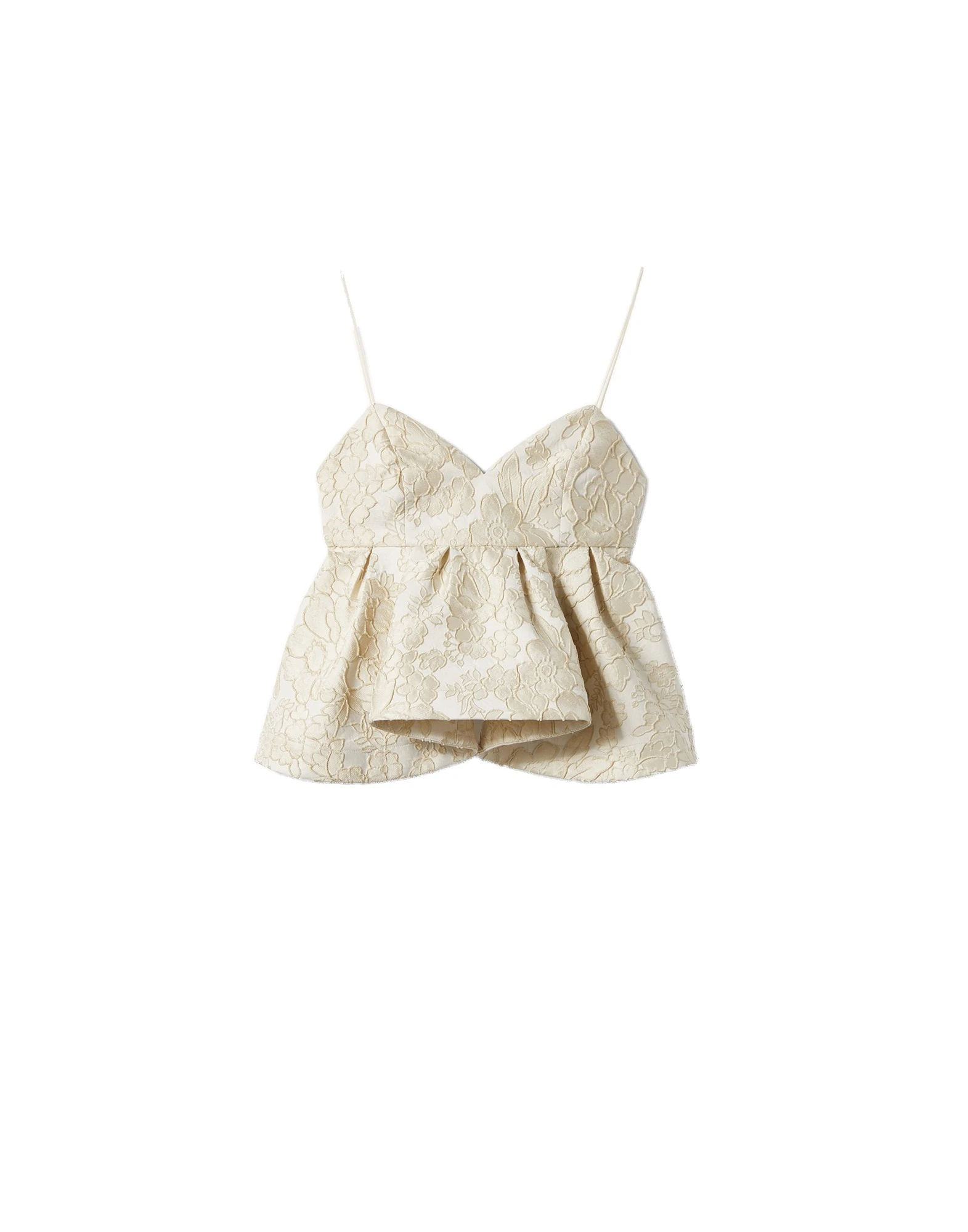 La DoubleJ Satine Top in Peony Ivory La DoubleJ Satine Top in Peony Ivory