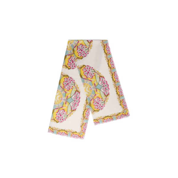 La DoubleJ Scarf (70X180) in Florette Fuchsia at Luxury Shoes 
