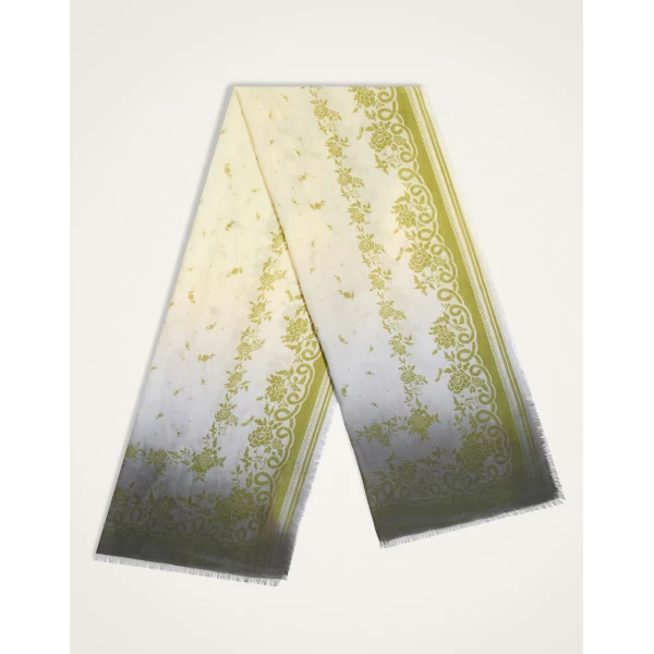 La DoubleJ Scarf (70X180) in Oasis Green at Luxury Shoes 