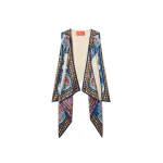 La DoubleJ Scarf Gilet in Lemuria Blue at Luxury Shoes La DoubleJ Scarf Gilet in Lemuria Blue at Luxury Shoes