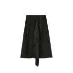 La DoubleJ Scarf Skirt in Black