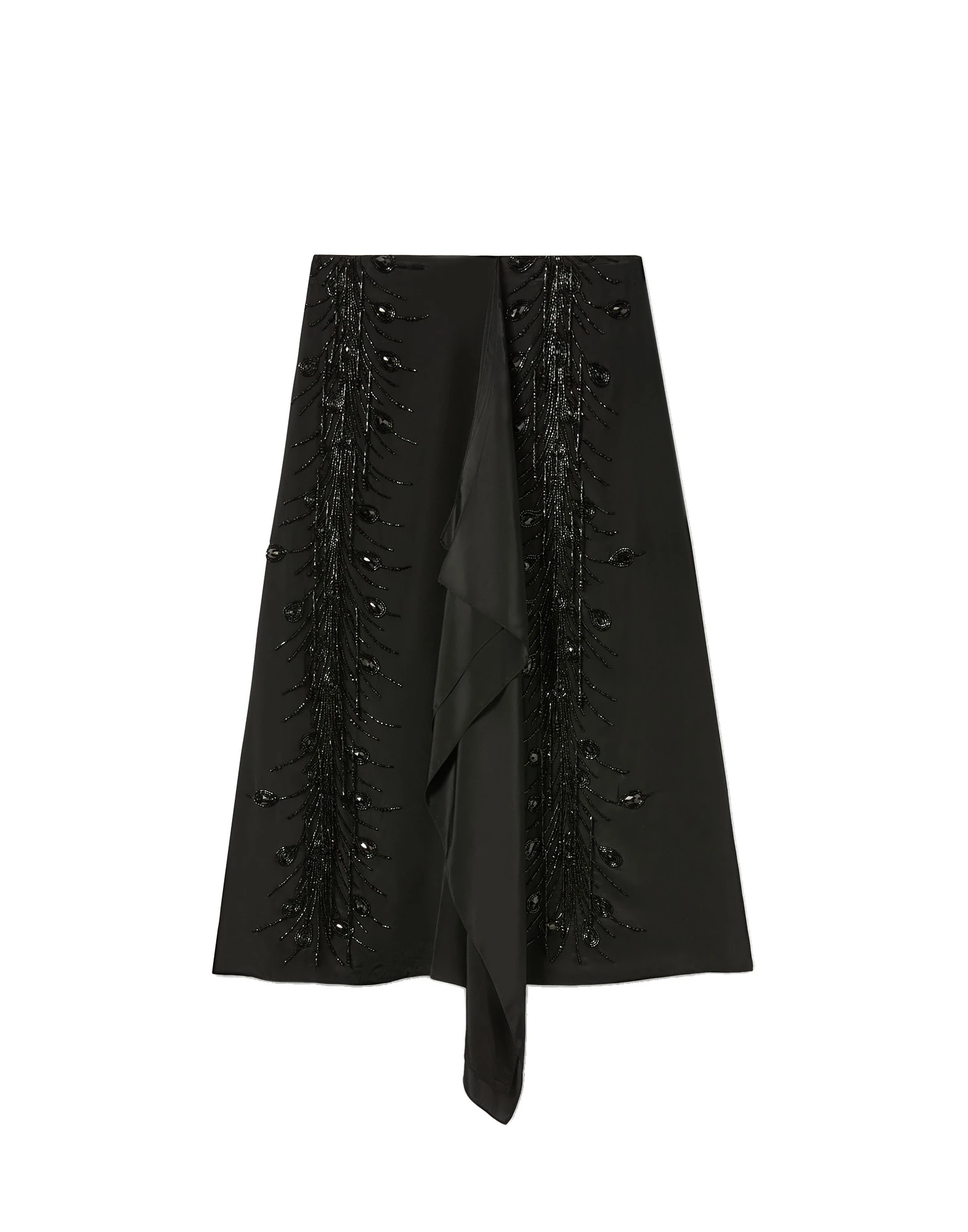 La DoubleJ Scarf Skirt in Black La DoubleJ Scarf Skirt in Black