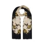 La DoubleJ Scarf in Buttercup Black at Luxury Shoes 