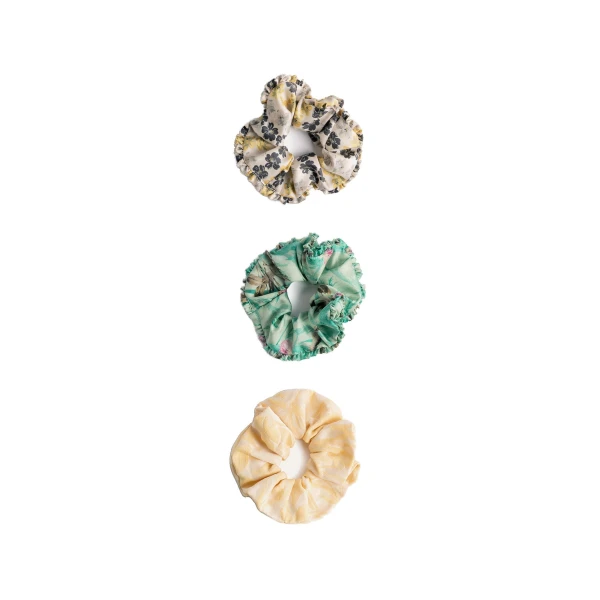 La DoubleJ Scrunchie Set in Mixed Prints