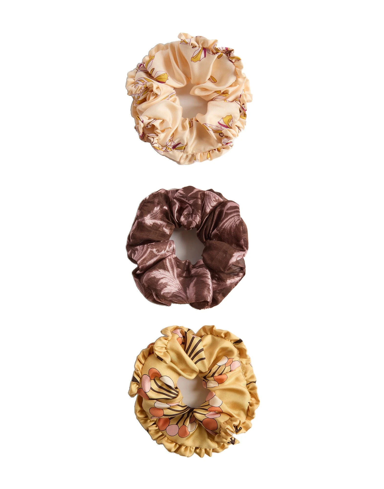 La DoubleJ Scrunchie Set in Mixed Prints La DoubleJ Scrunchie Set in Mixed Prints