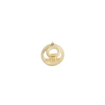La DoubleJ Shen Loop Ring in 24K Gold Plate at Luxury Shoes 