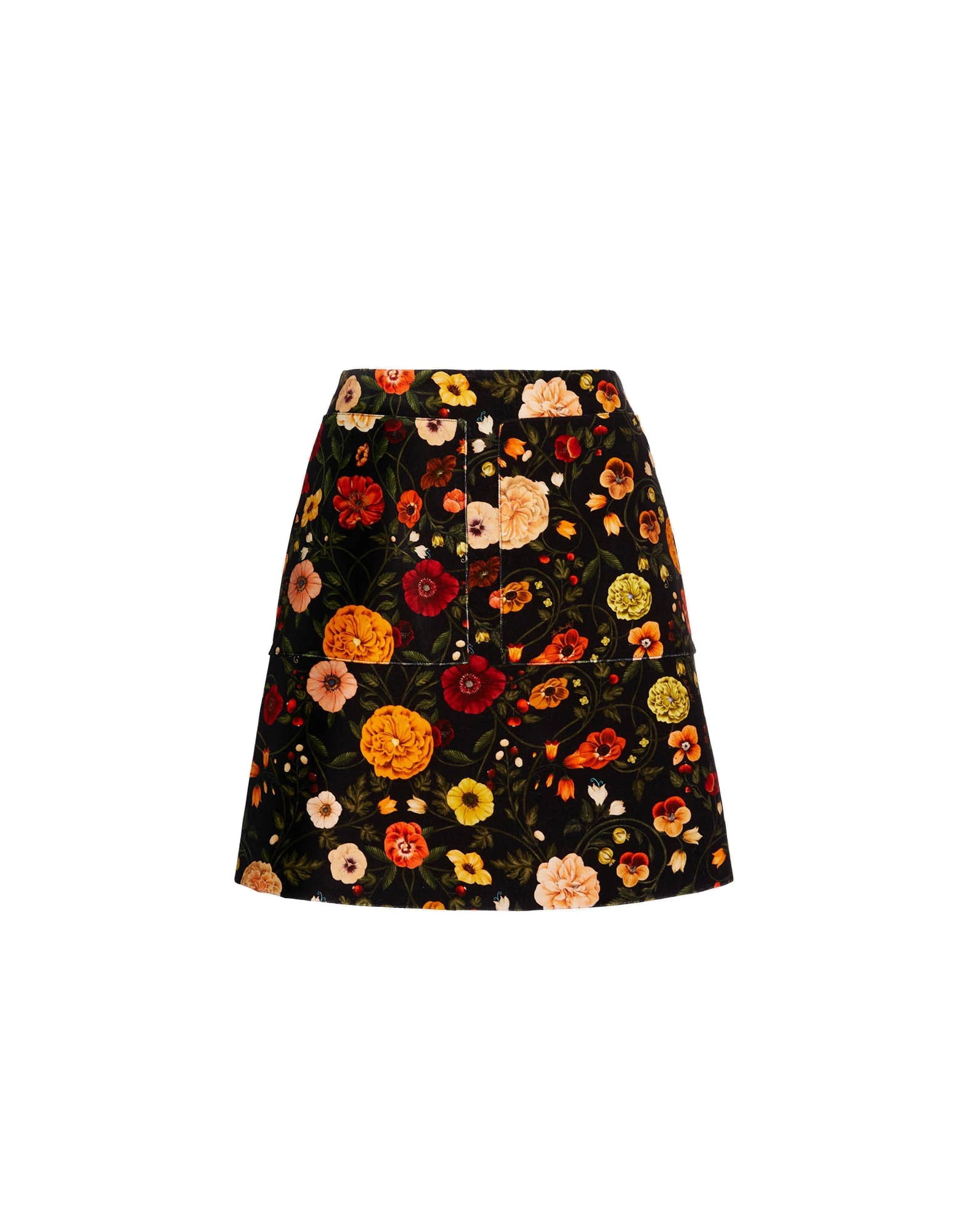La DoubleJ Short Skirt in Botticelli Black La DoubleJ Short Skirt in Botticelli Black