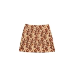 La DoubleJ Short Skirt in Coven Micro Buttercream at Luxury Shoes 