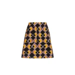 La DoubleJ Short Skirt in Half-Light Black