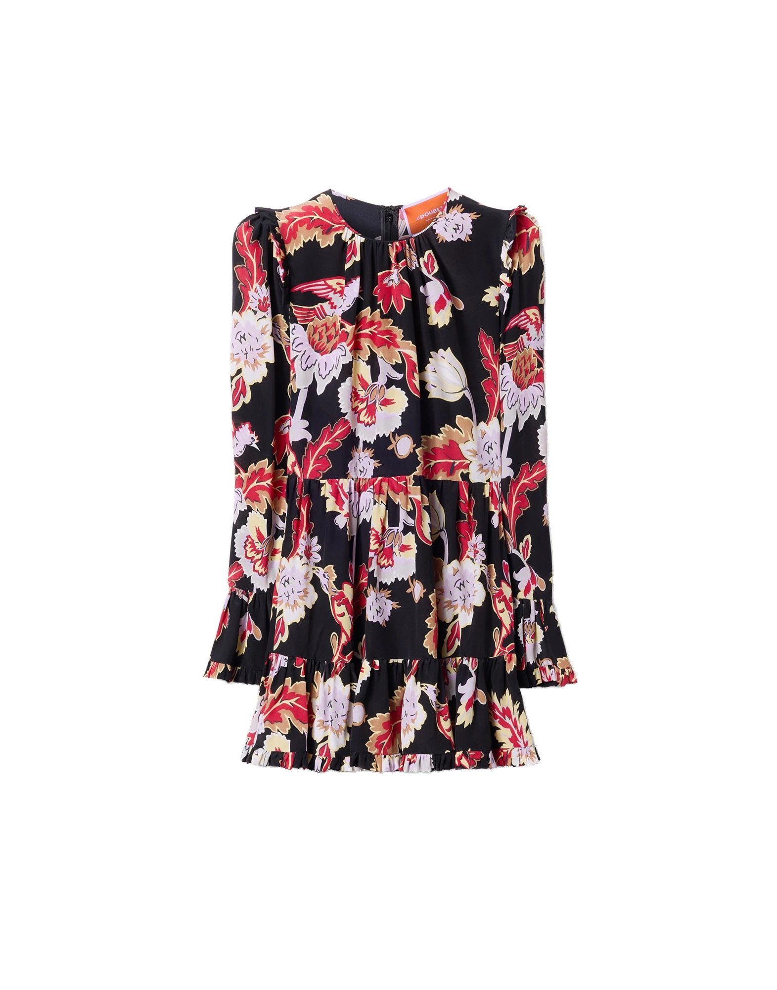 La DoubleJ Short Visconti Dress in Lark Black La DoubleJ Short Visconti Dress in Lark Black