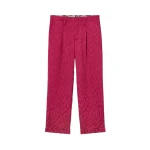 La DoubleJ Sigaretta Pants in Animalier Raspberry at Luxury Shoes 