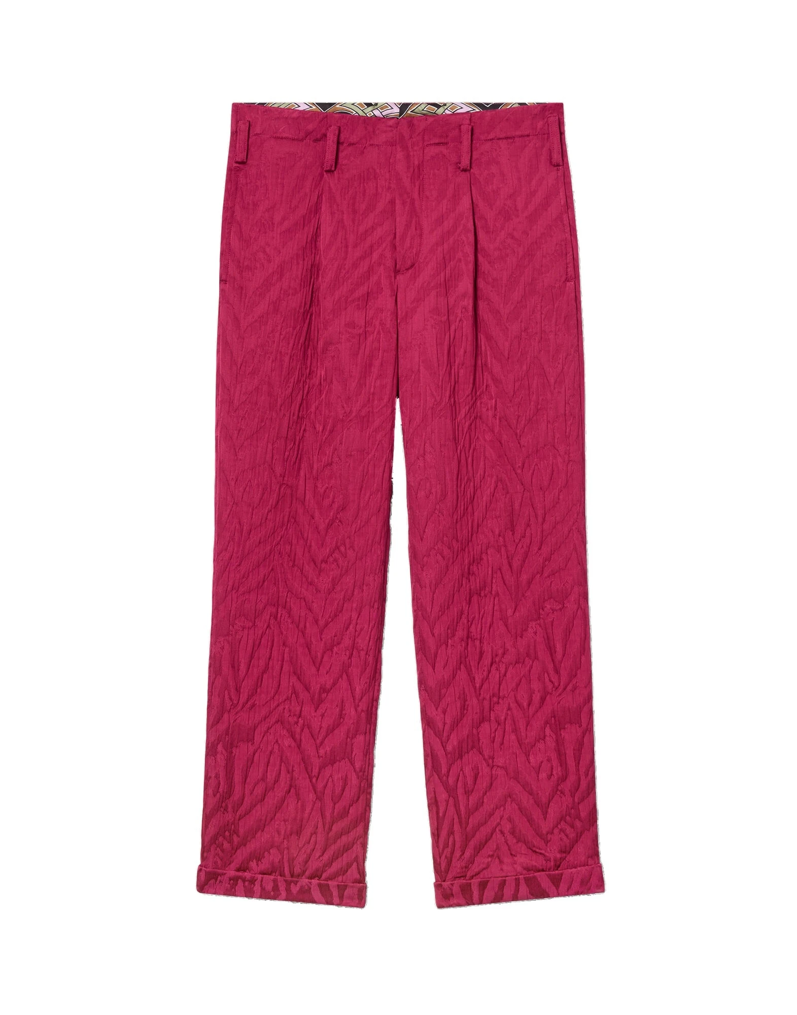 La DoubleJ Sigaretta Pants in Animalier Raspberry at Luxury Shoes La DoubleJ Sigaretta Pants in Animalier Raspberry at Luxury Shoes