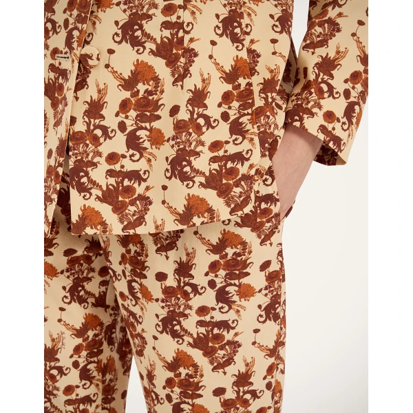 La DoubleJ Sigaretta Pants in Coven Micro Buttercream at Luxury Shoes 