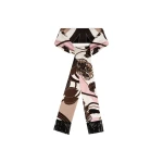La DoubleJ Skinny Scarf in Ambrosia Pale Pink at Luxury Shoes 