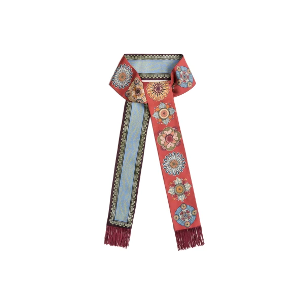 Skinny Scarf in Nucleus Rust