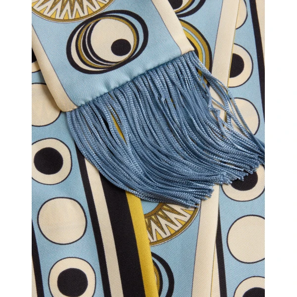 La DoubleJ Skinny Scarf in Sanctuary Light Blue at Luxury Shoes 