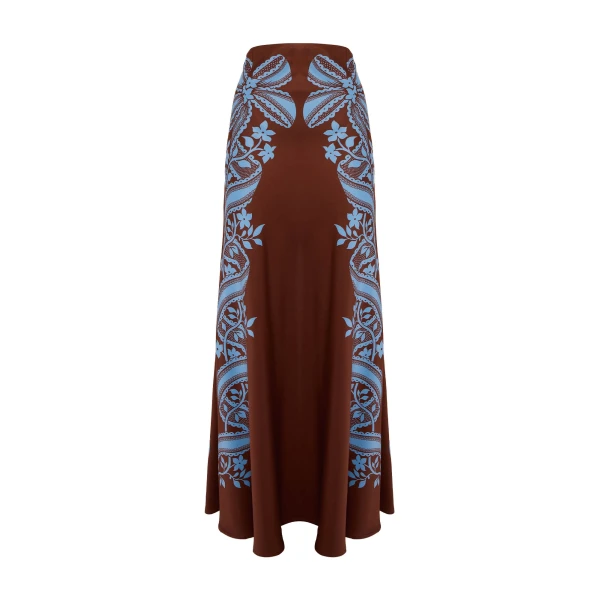 La DoubleJ Sleek Skirt in Signoria Brown