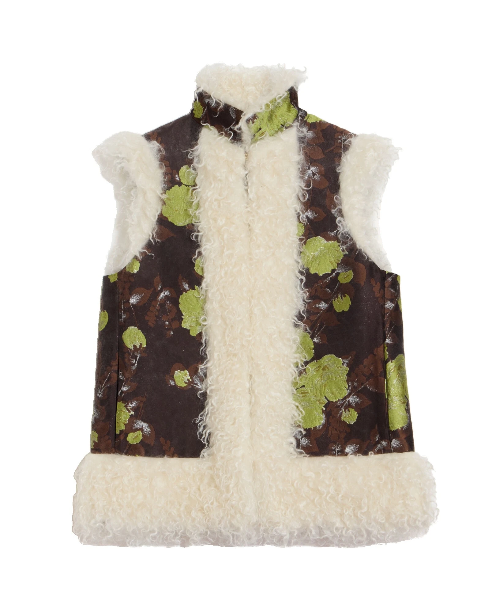 La DoubleJ Sleeveless Folk Jacket in Devon Brown at Luxury Shoes La DoubleJ Sleeveless Folk Jacket in Devon Brown at Luxury Shoes