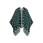 La DoubleJ Soul Poncho in Byte Green at Luxury Shoes La DoubleJ Soul Poncho in Byte Green at Luxury Shoes