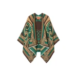 La DoubleJ Soul Poncho in Kells Camel at Luxury Shoes 